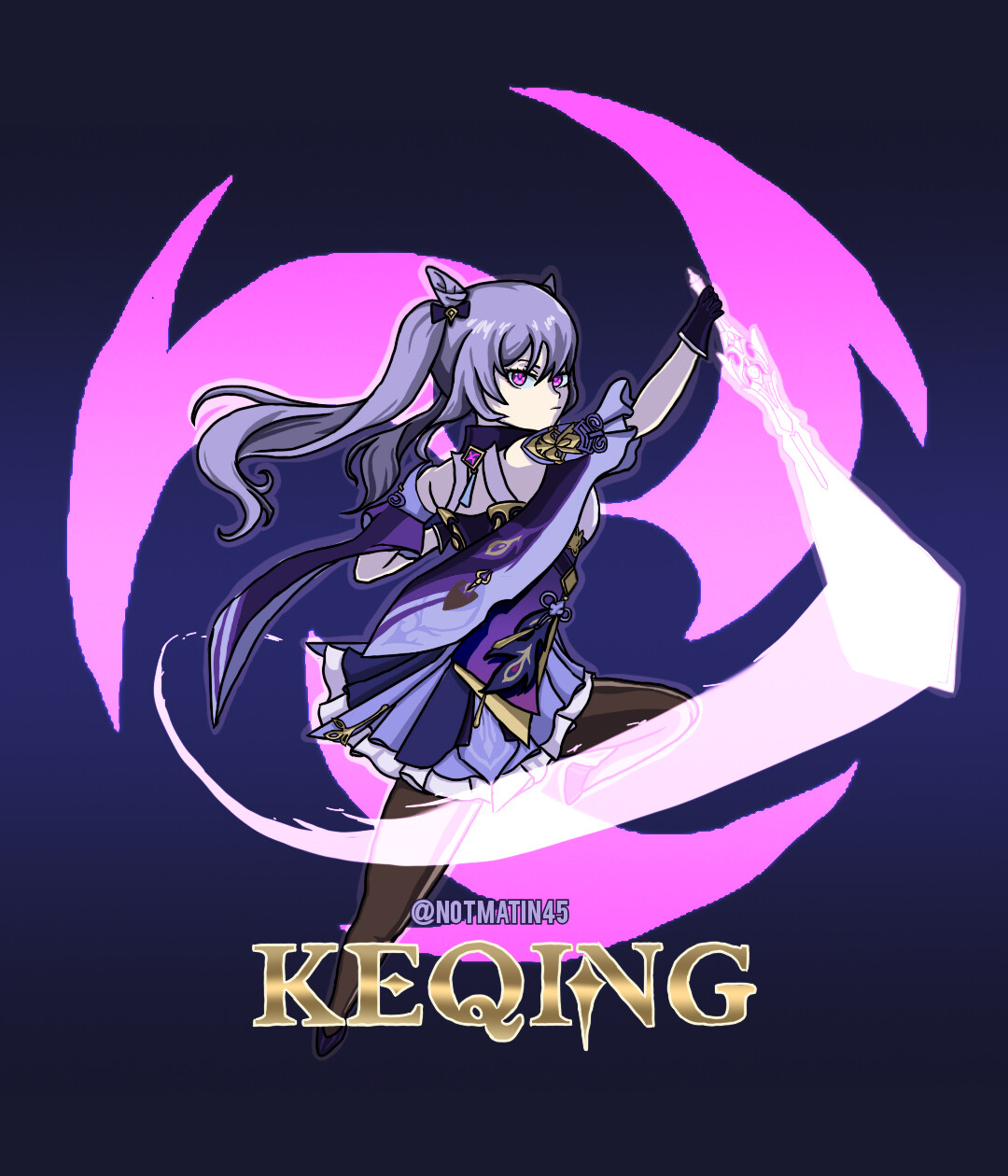 I AM THE STORM THAT IS APPROACHING! (By @Velahka) : r/KeqingMains