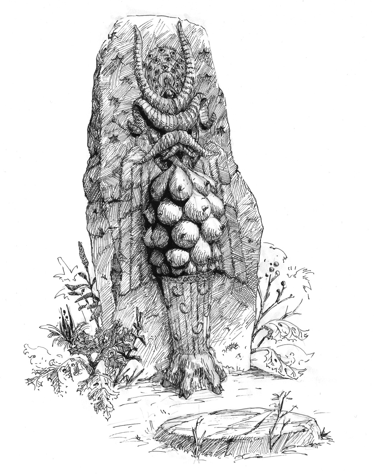 Shub-Niggurath stela