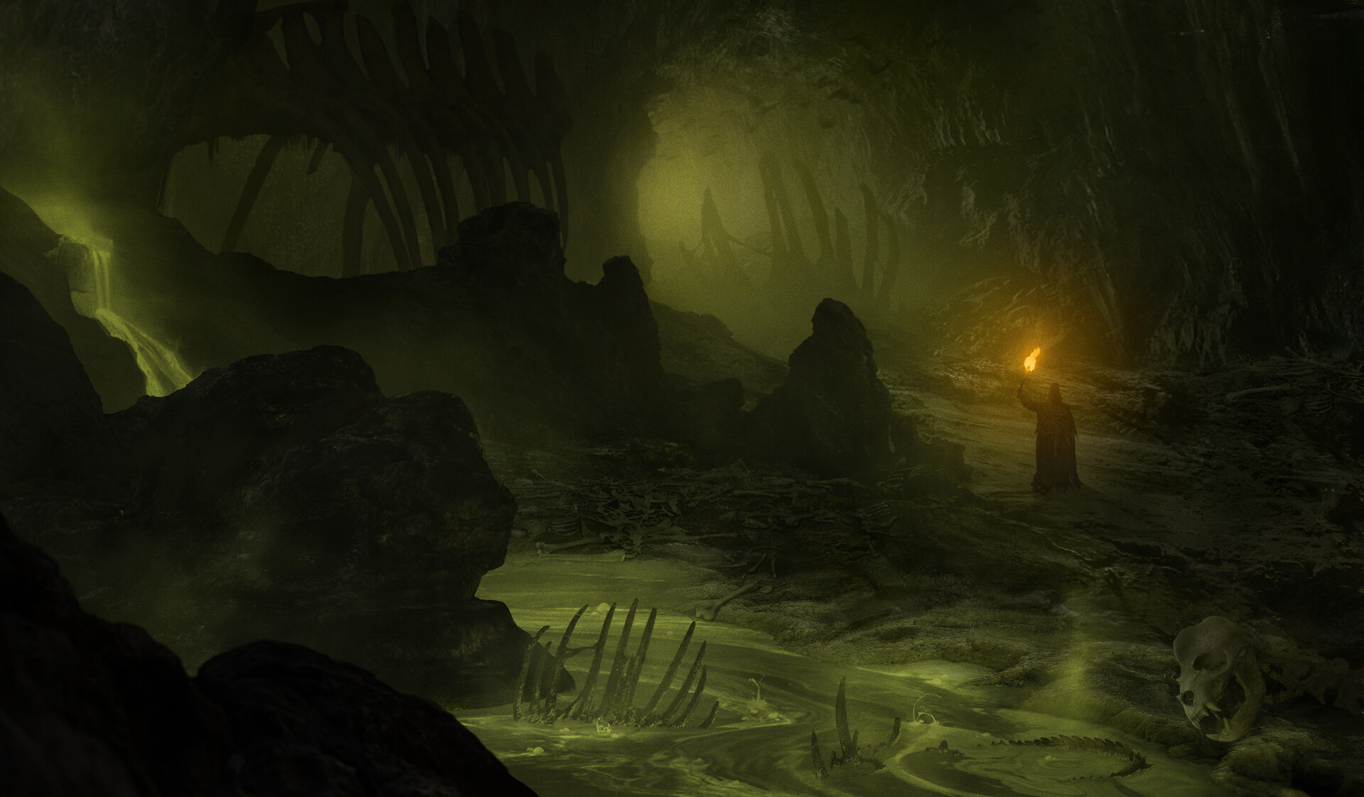 ArtStation Caustic Caverns