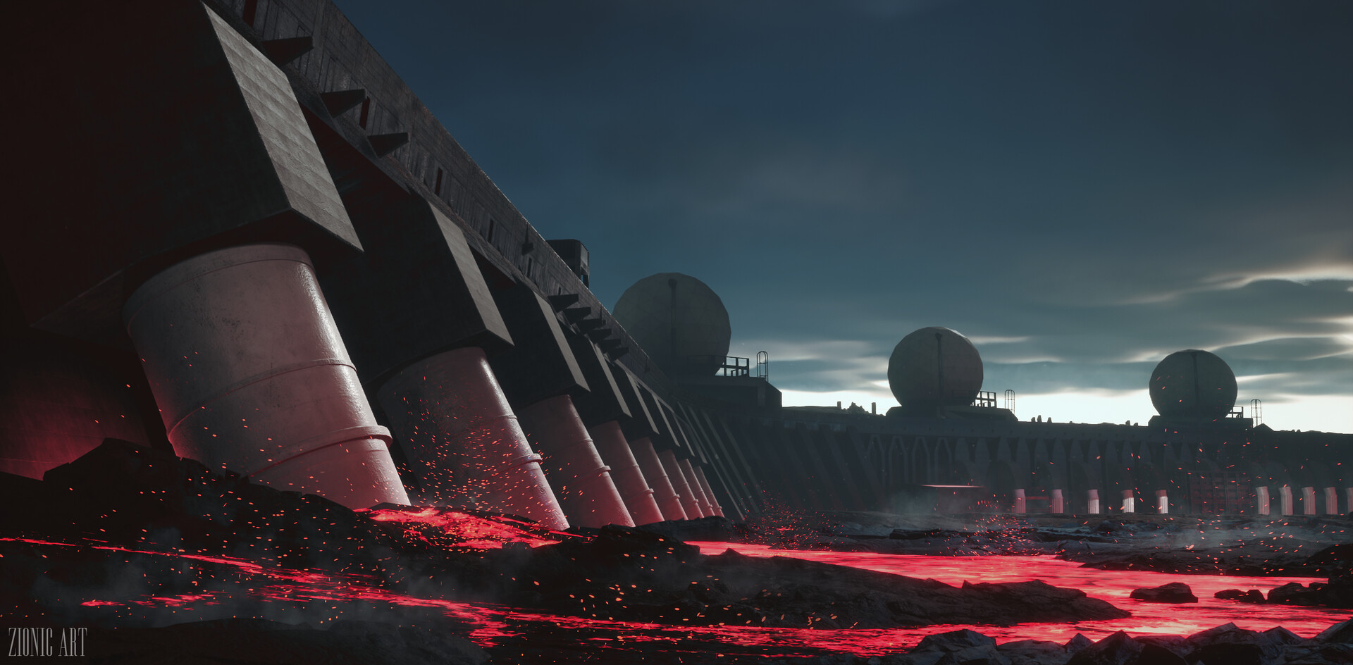 Matt Pollard The Wall 3D Environment