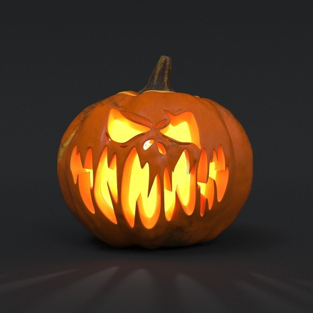 ArtStation - Halloween Pumpkin - Jack-O-Lantern