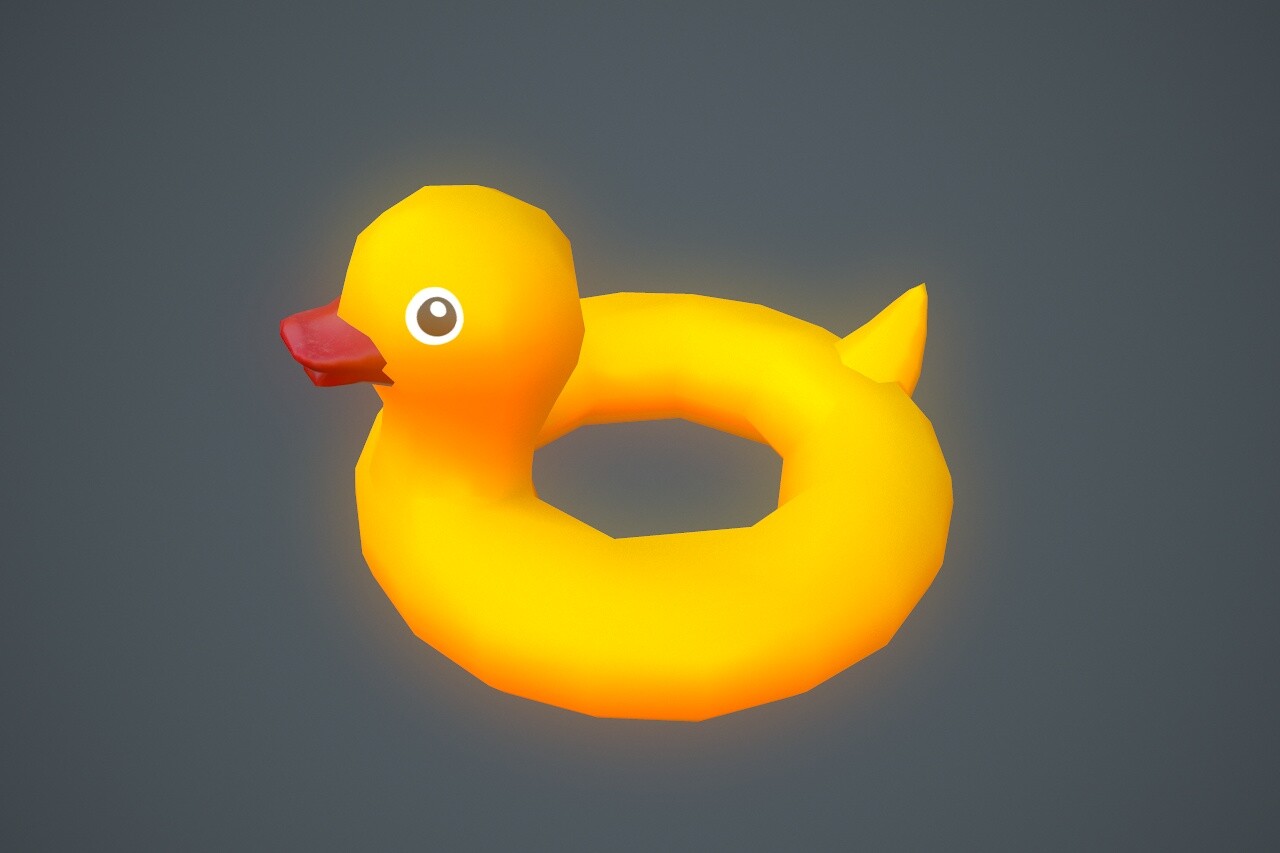 ArtStation - Duck Swim Ring