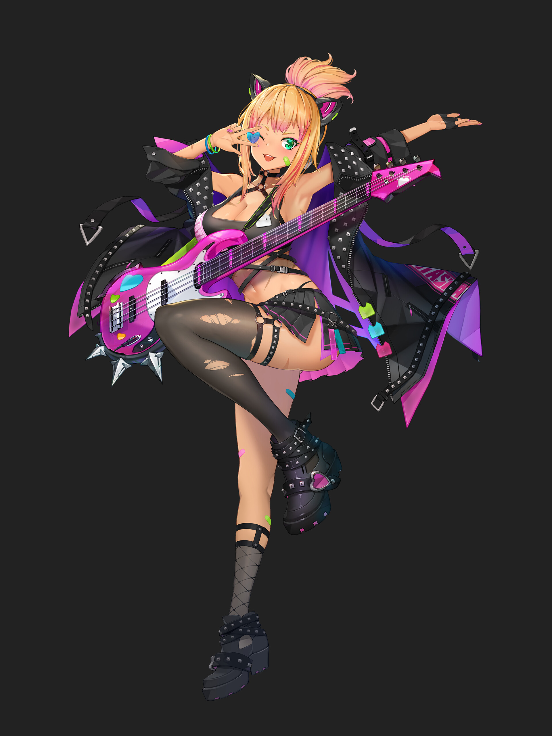 ArtStation - rock star costume (7billionZombies game art)