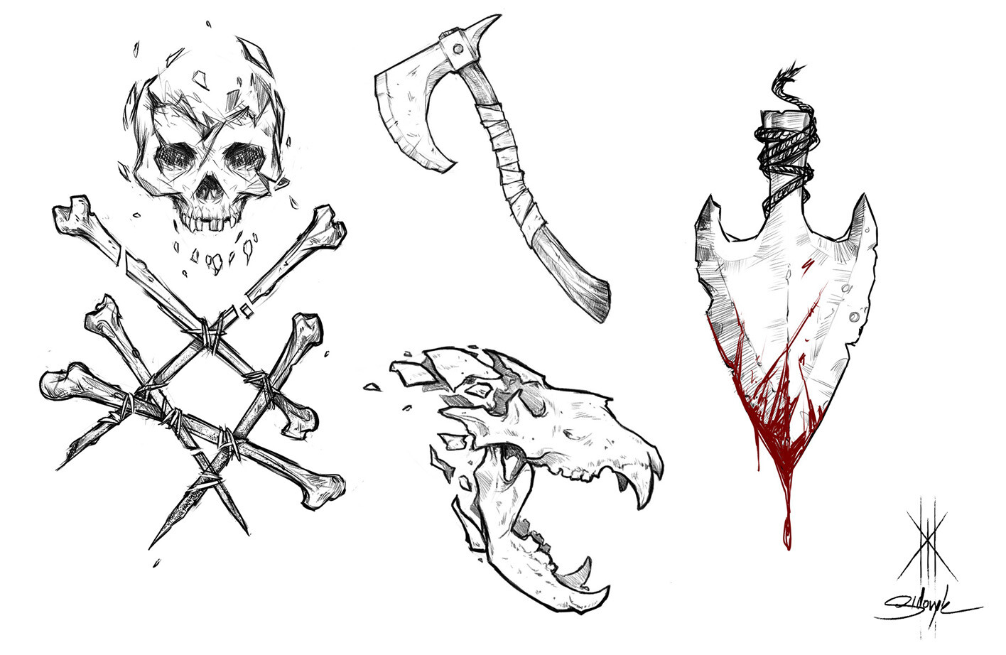 ArtStation - Tattoo Designs and Sketches