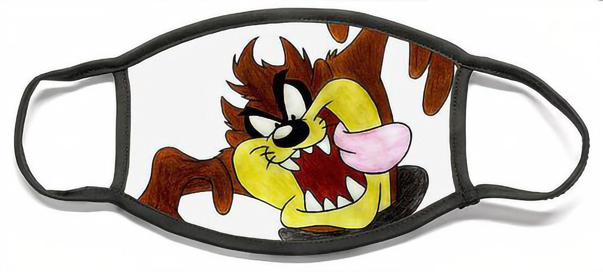 ArtStation Tasmania Devil Cartoon Face Mask