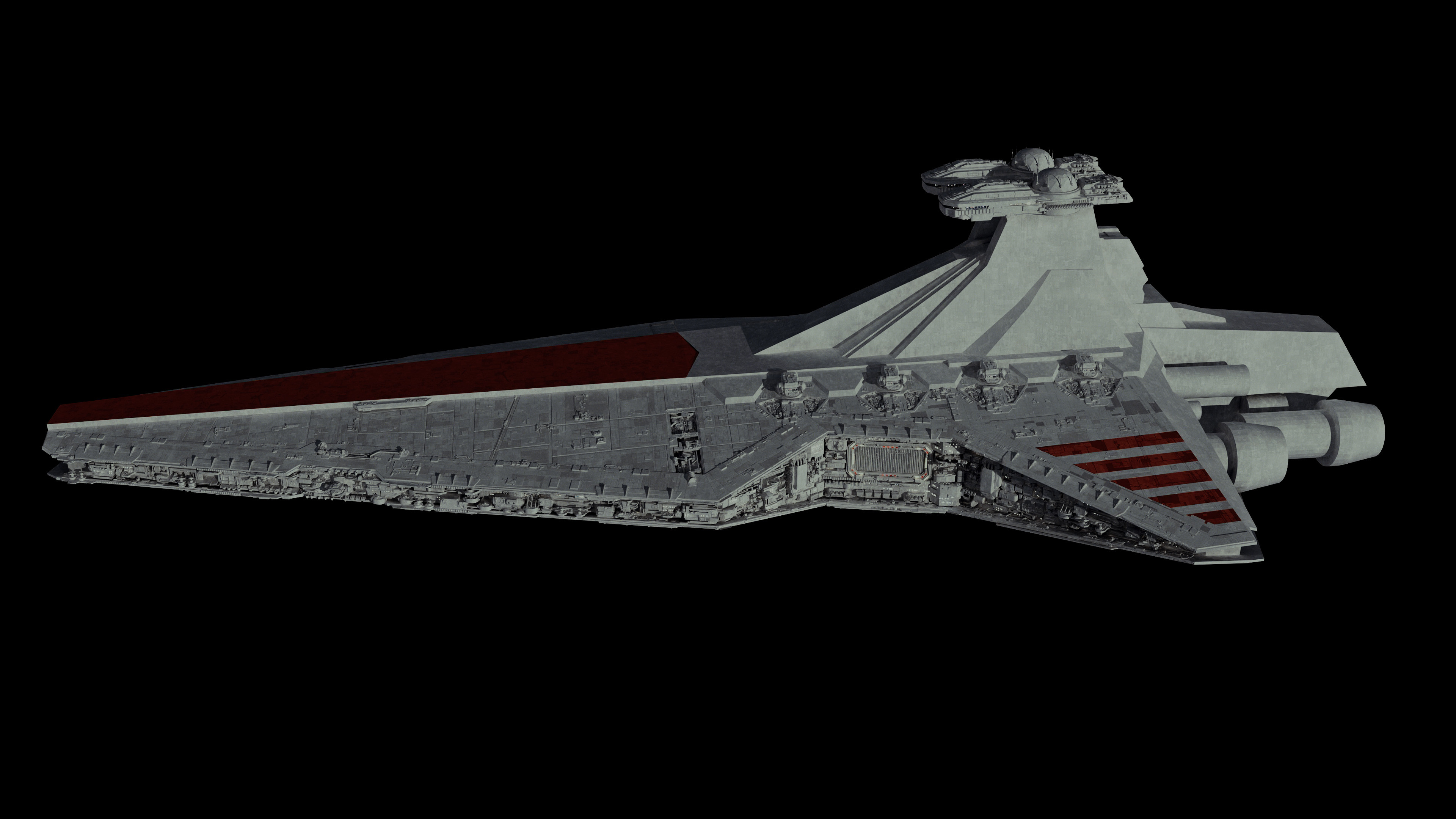 Ansel Hsiao - Venator-class Star Destroyer WIP#2