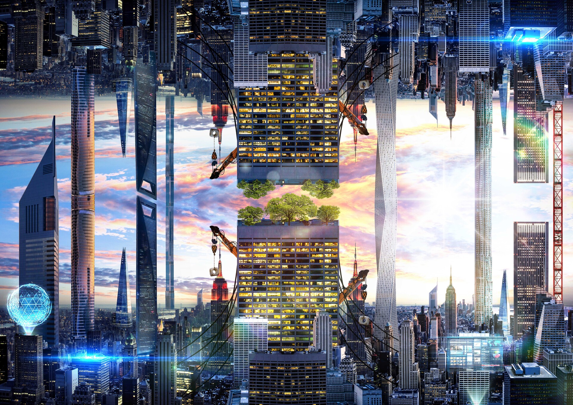ArtStation - Upside Down ( Neo New York Year 2200 )