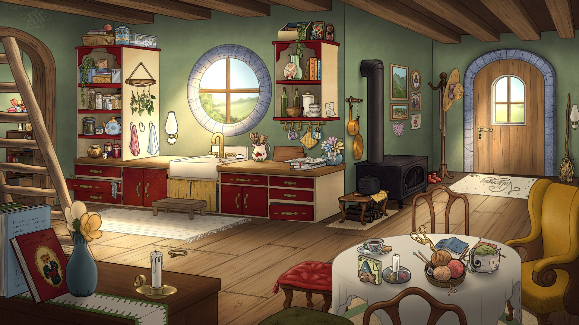 ArtStation - THe Grandma'S Kitchen