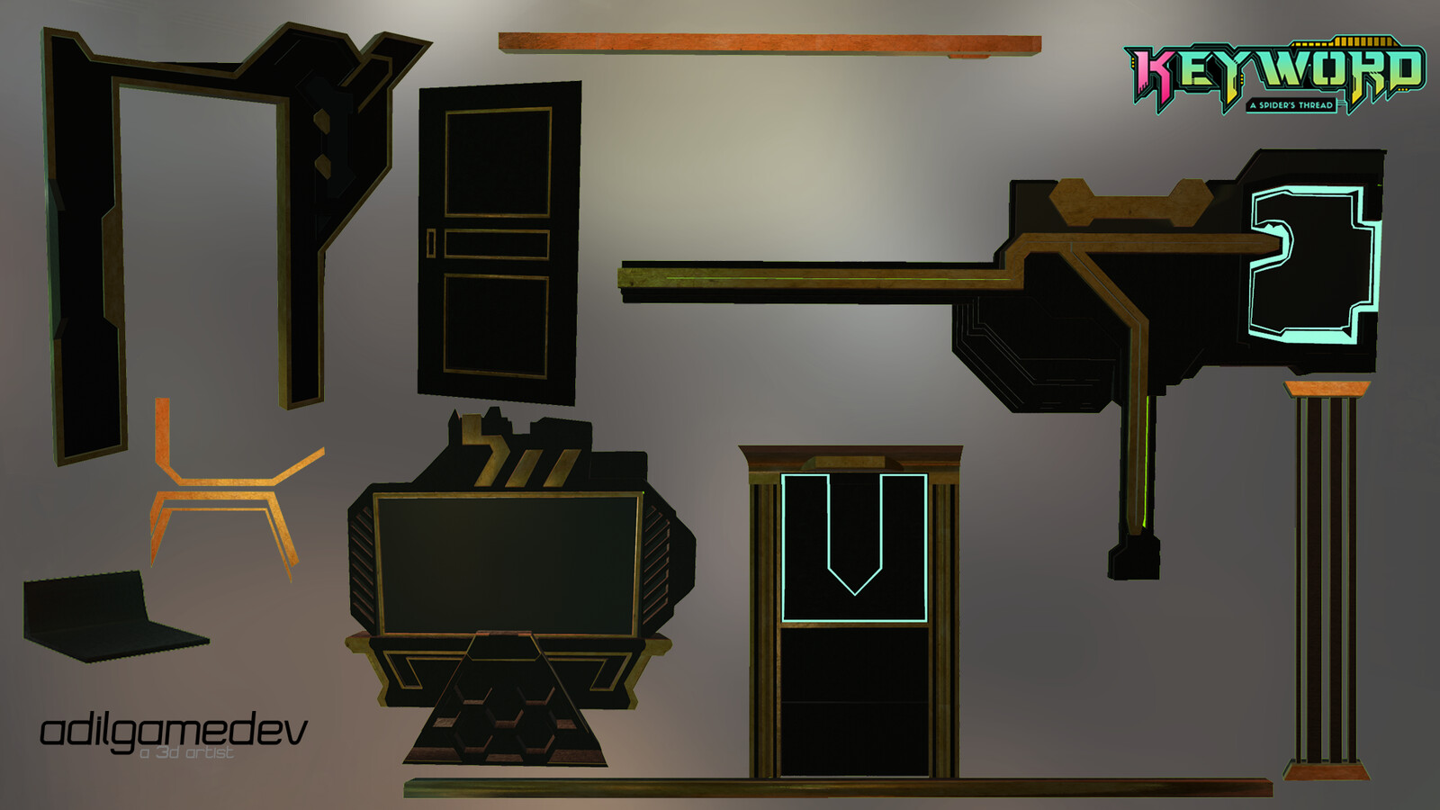 some trimsheet architecture pieces