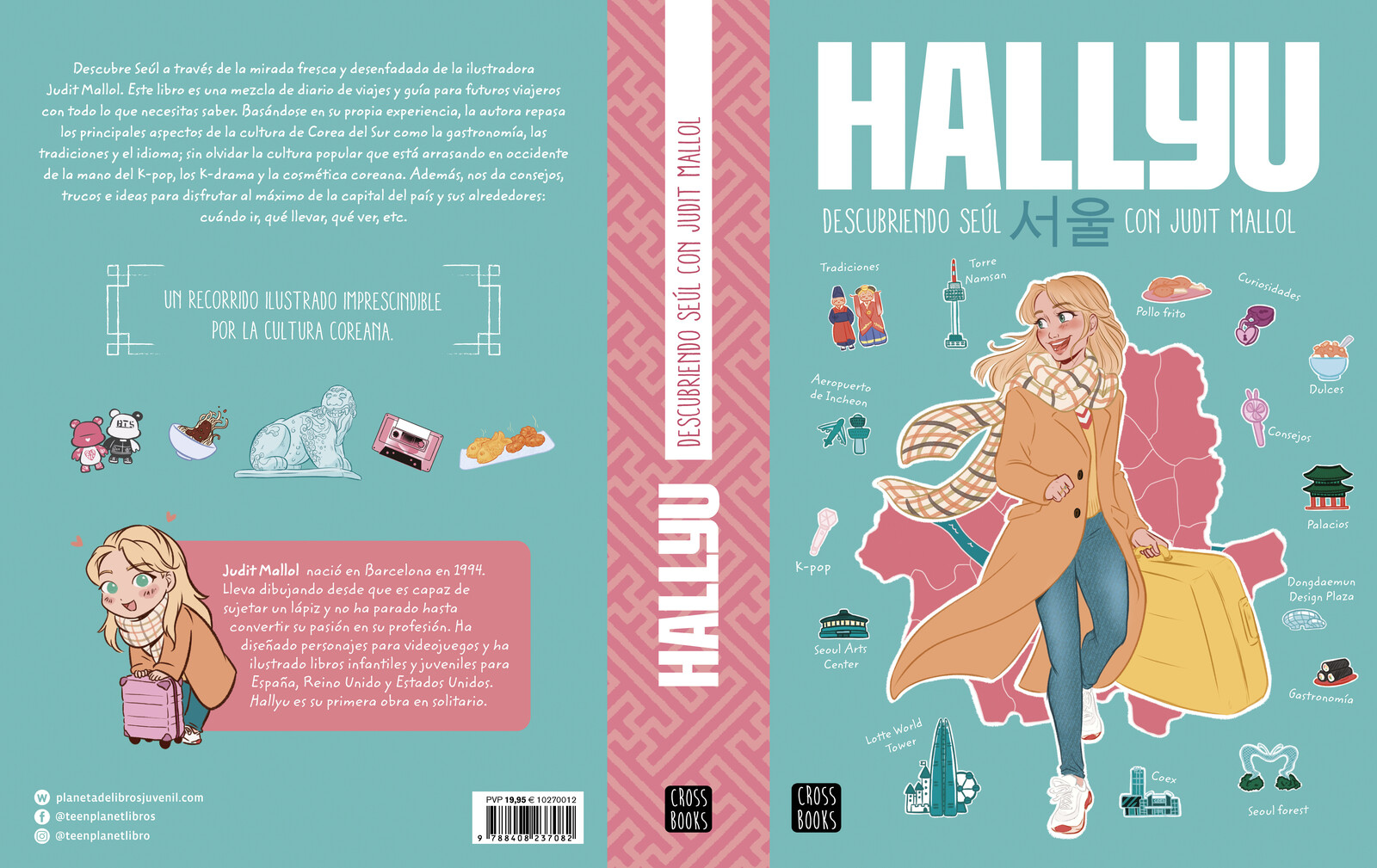 Cover unfold of HALLYU. DESCUBRIENDO SEÚL CON JUDIT MALLOL. (2021)