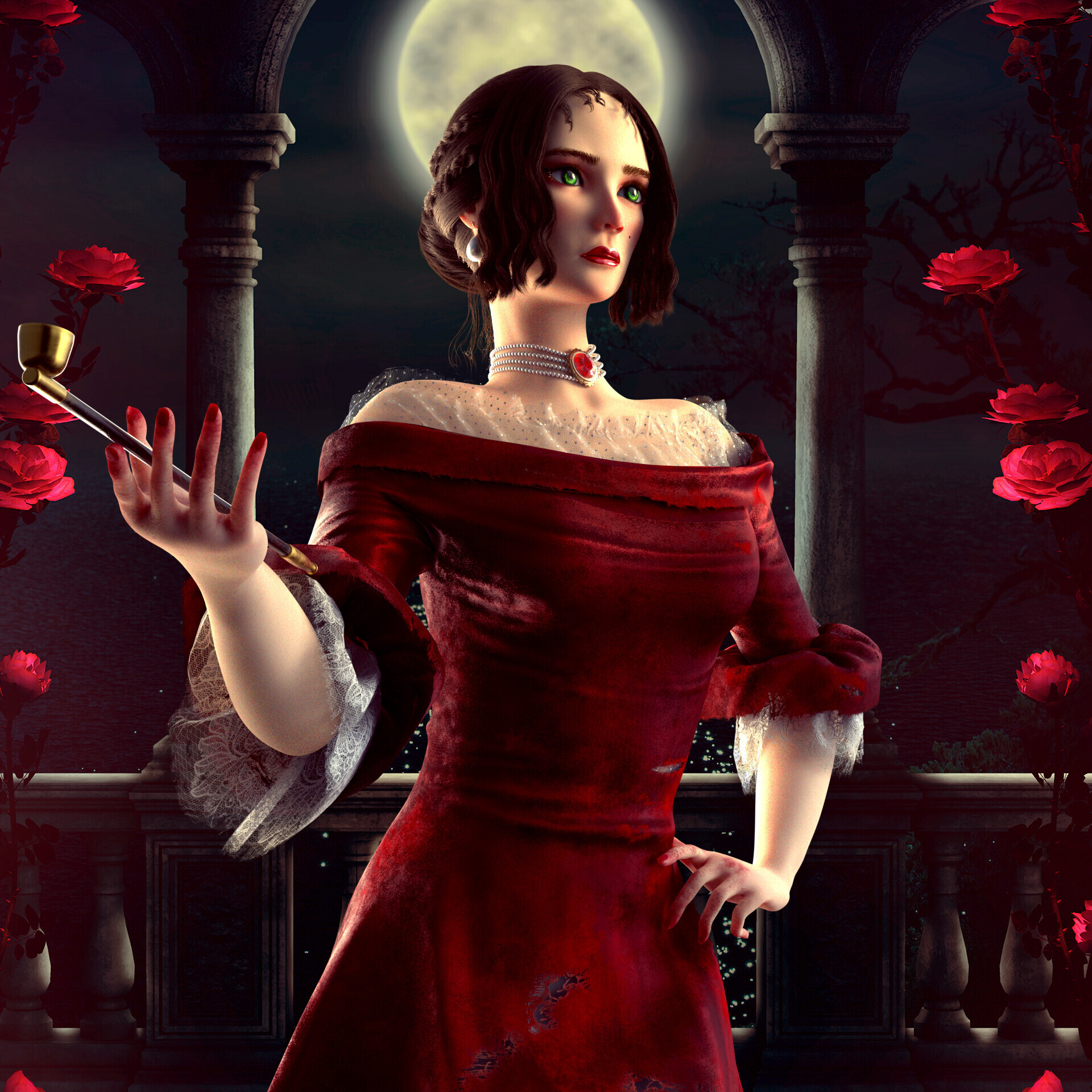 ArtStation - Crimson Countess