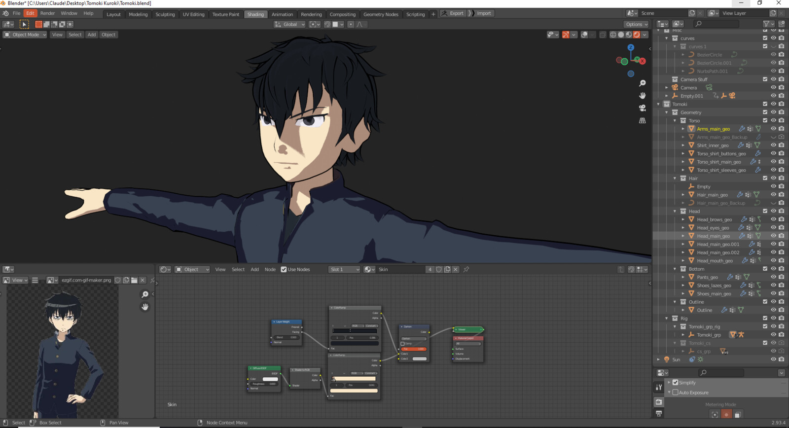 BTS#3 1st pass shader