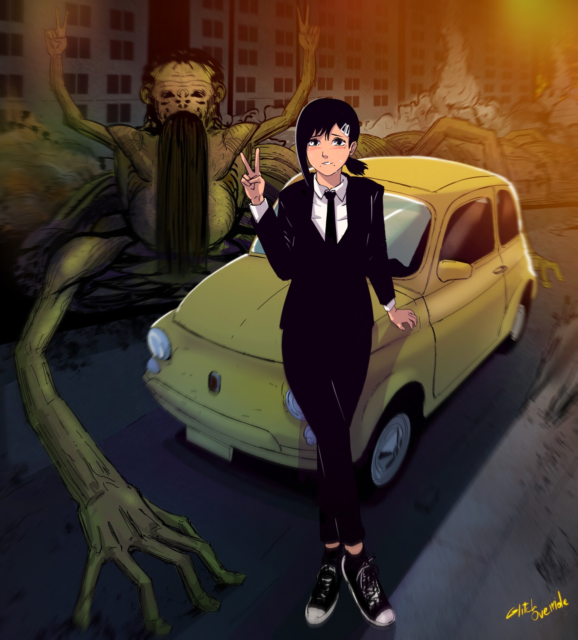 ArtStation Kobeni and Kobeni’s Car