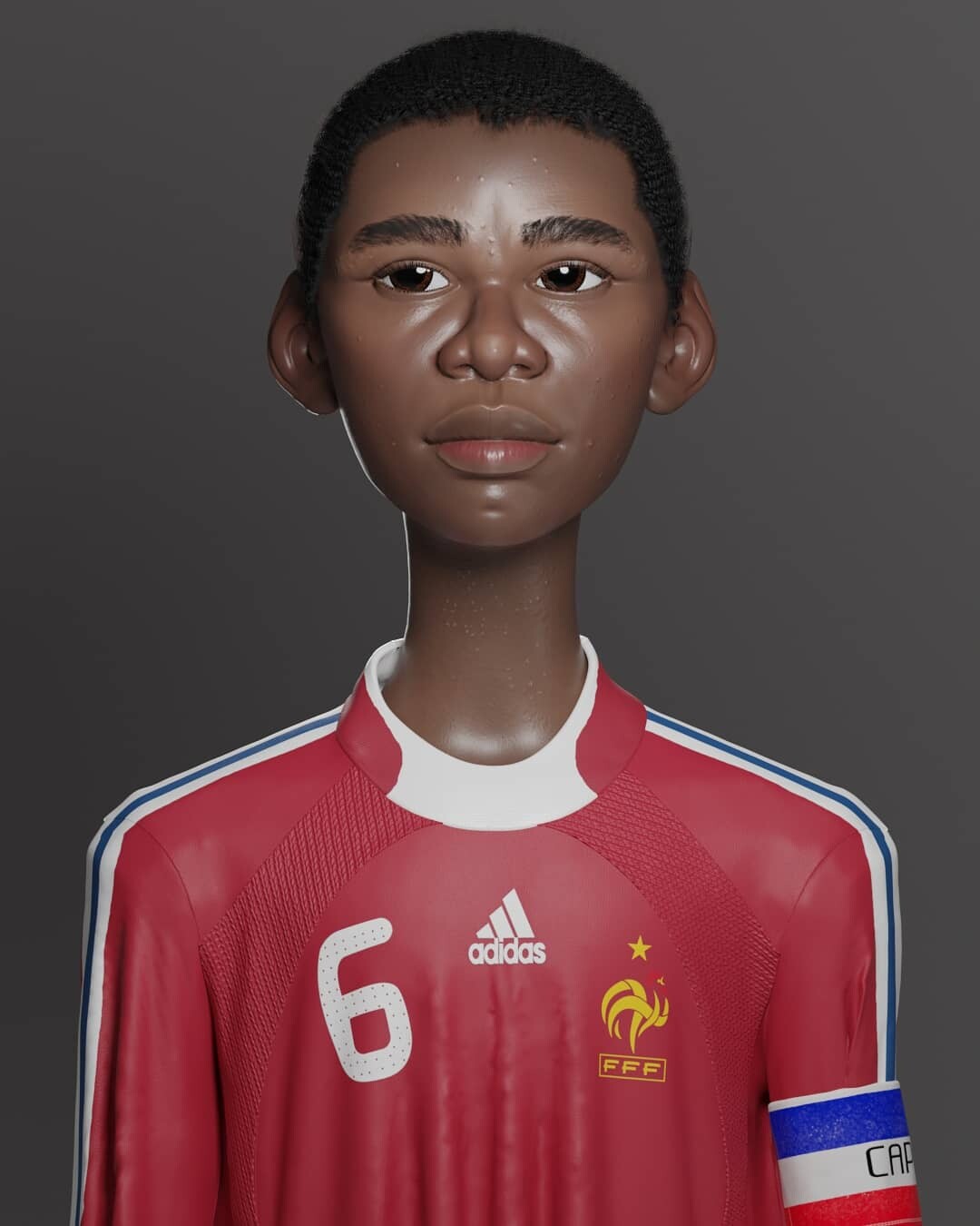 Artstation Stylized Version Of Young Paul Pogba