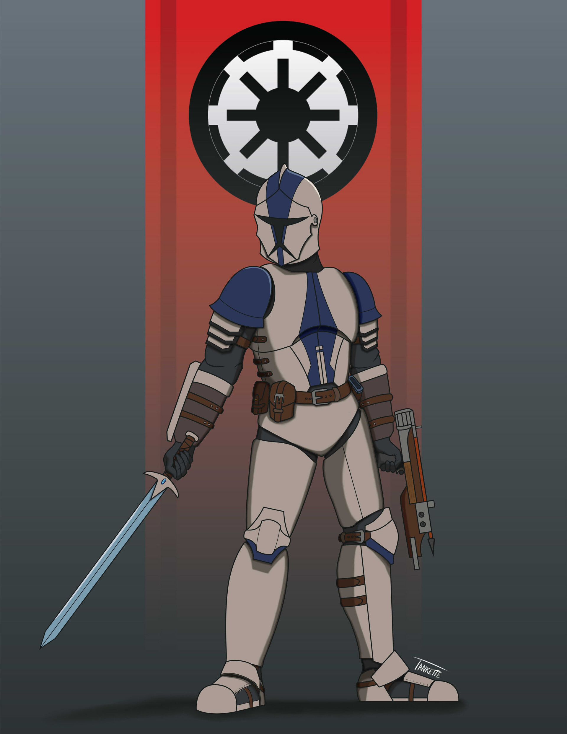 ArtStation 501st Clone Trooper (Medieval)