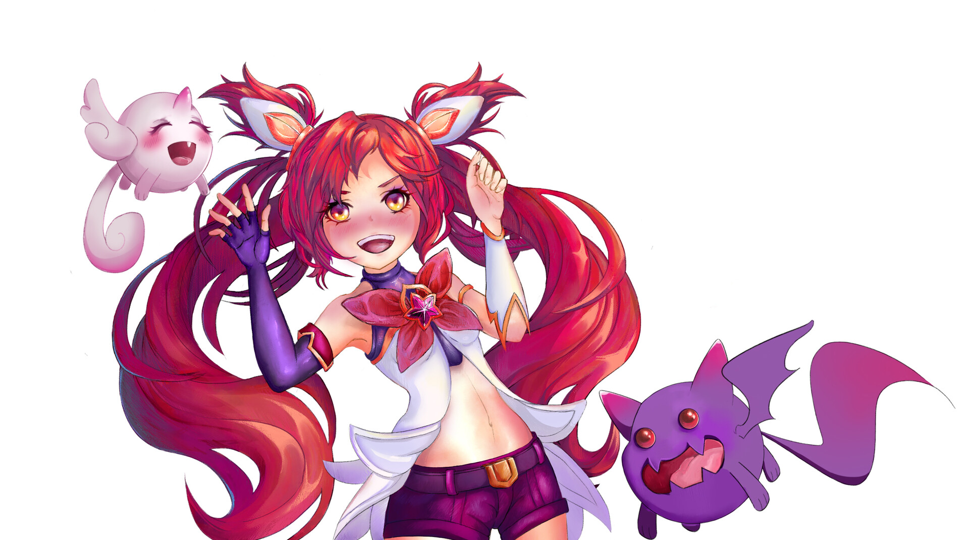 ArtStation Jinx Star Guardian as anime frame (League of Legends)