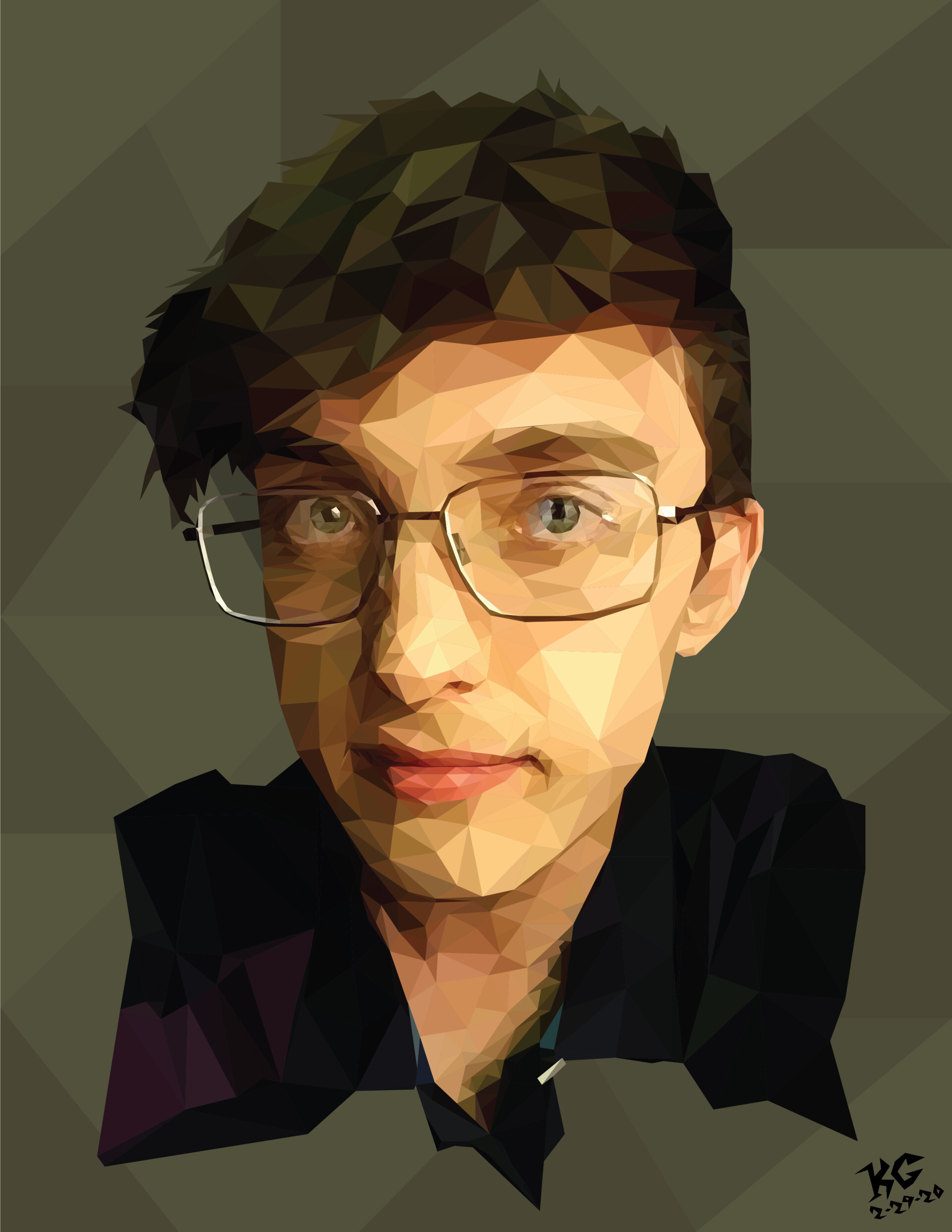 ArtStation - Vector Self Portrait