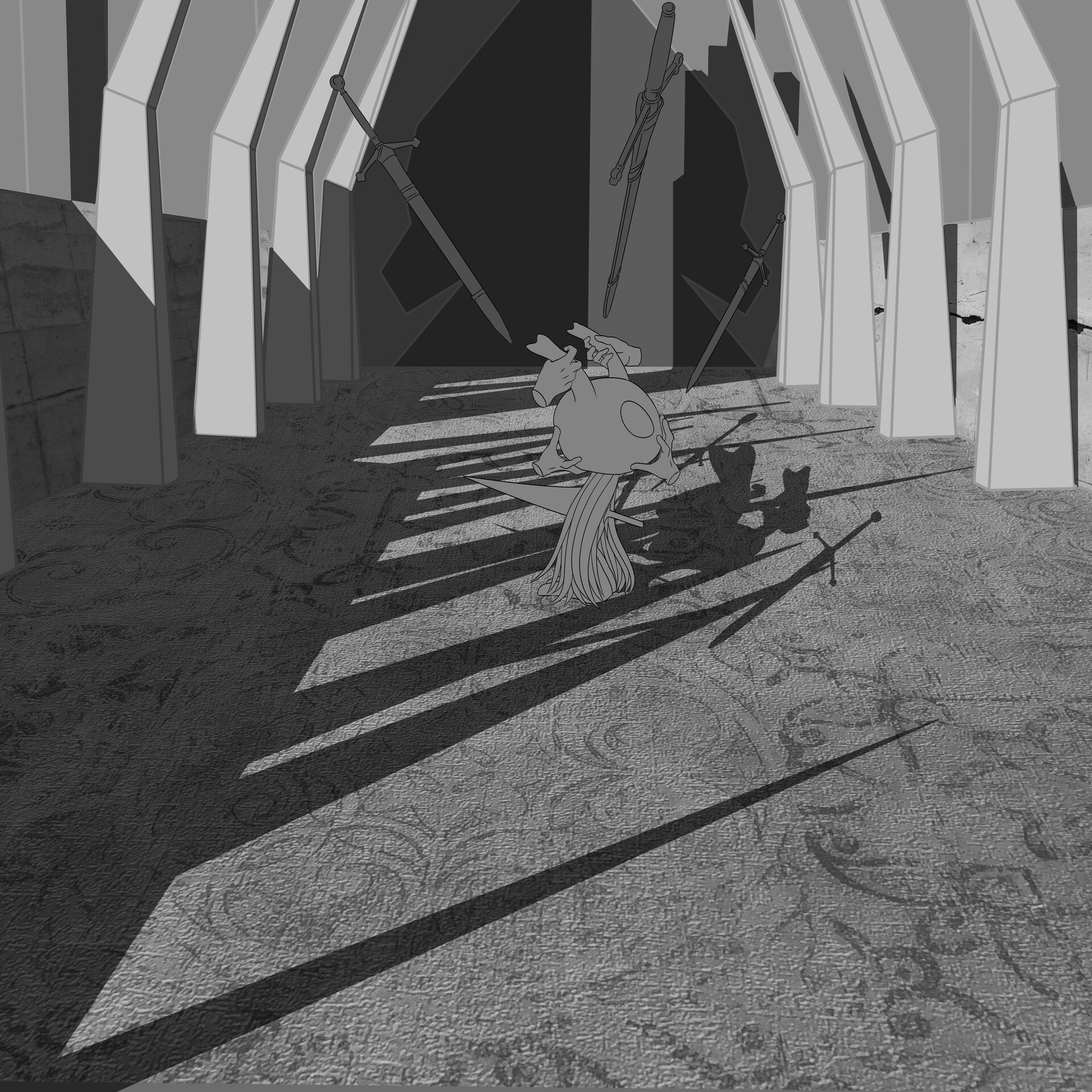 ArtStation Hollow's Curse WIP