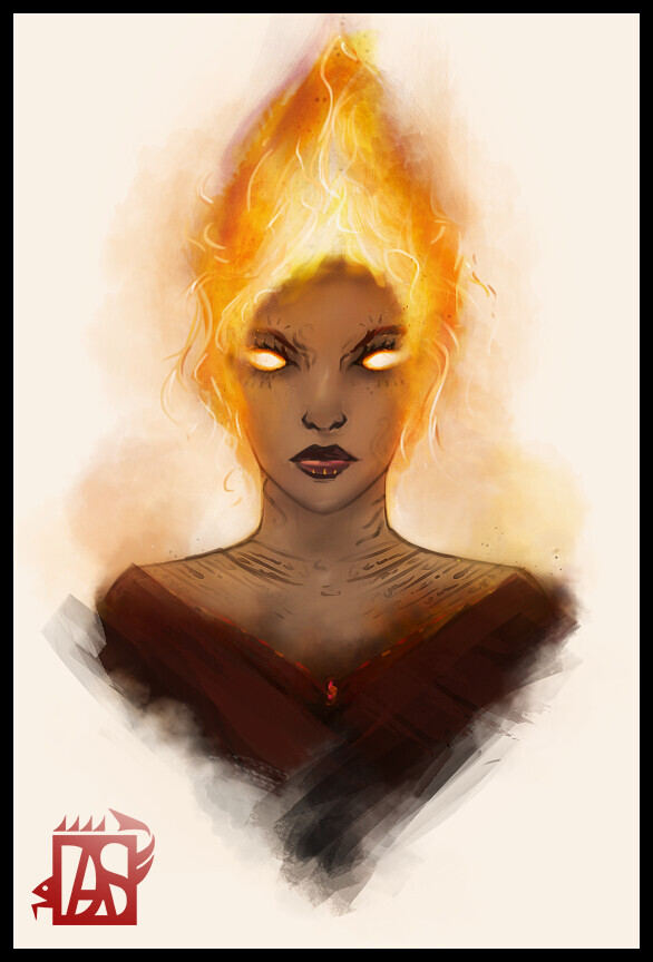 "To fight, survive, and endure. The Flame Djinn are ever in a constant war against world and reality, to ensure the fire does not die out"