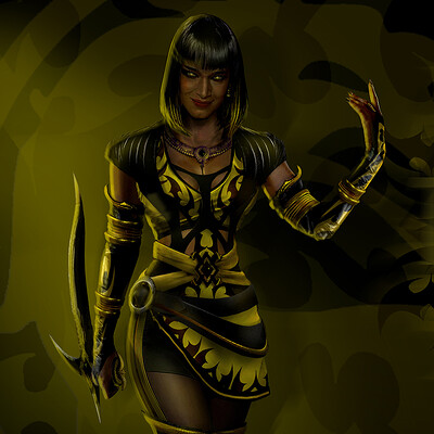 ArtStation - 🟥 REIKO ⬛ New Design for Mortal Kombat 12