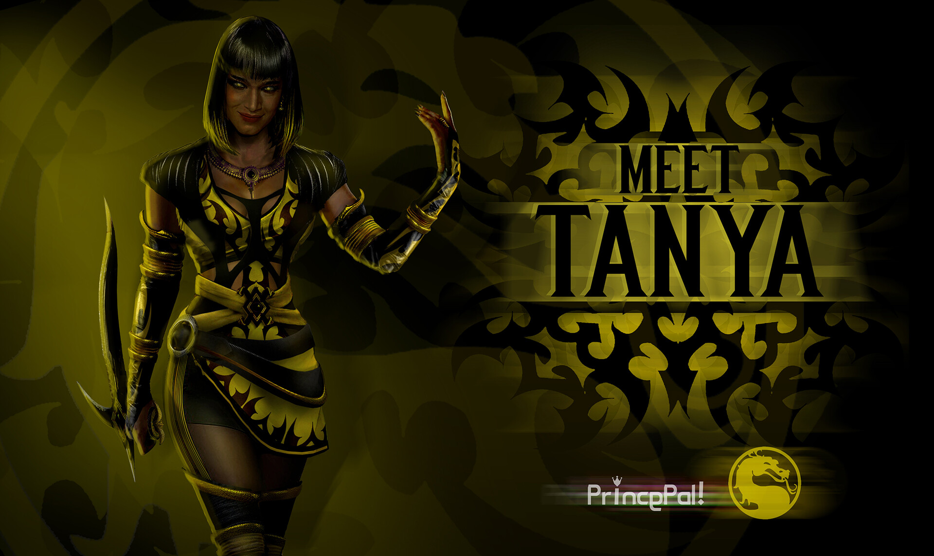 ArtStation - 🟡MEET TANYA ⚫ New Design for, Mortal Kombat 12
