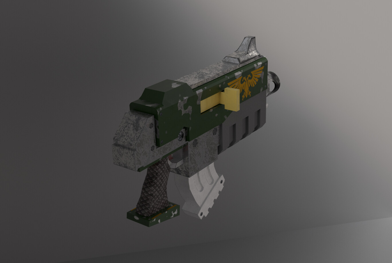 Rear 3/4 view done in Substance Stager.