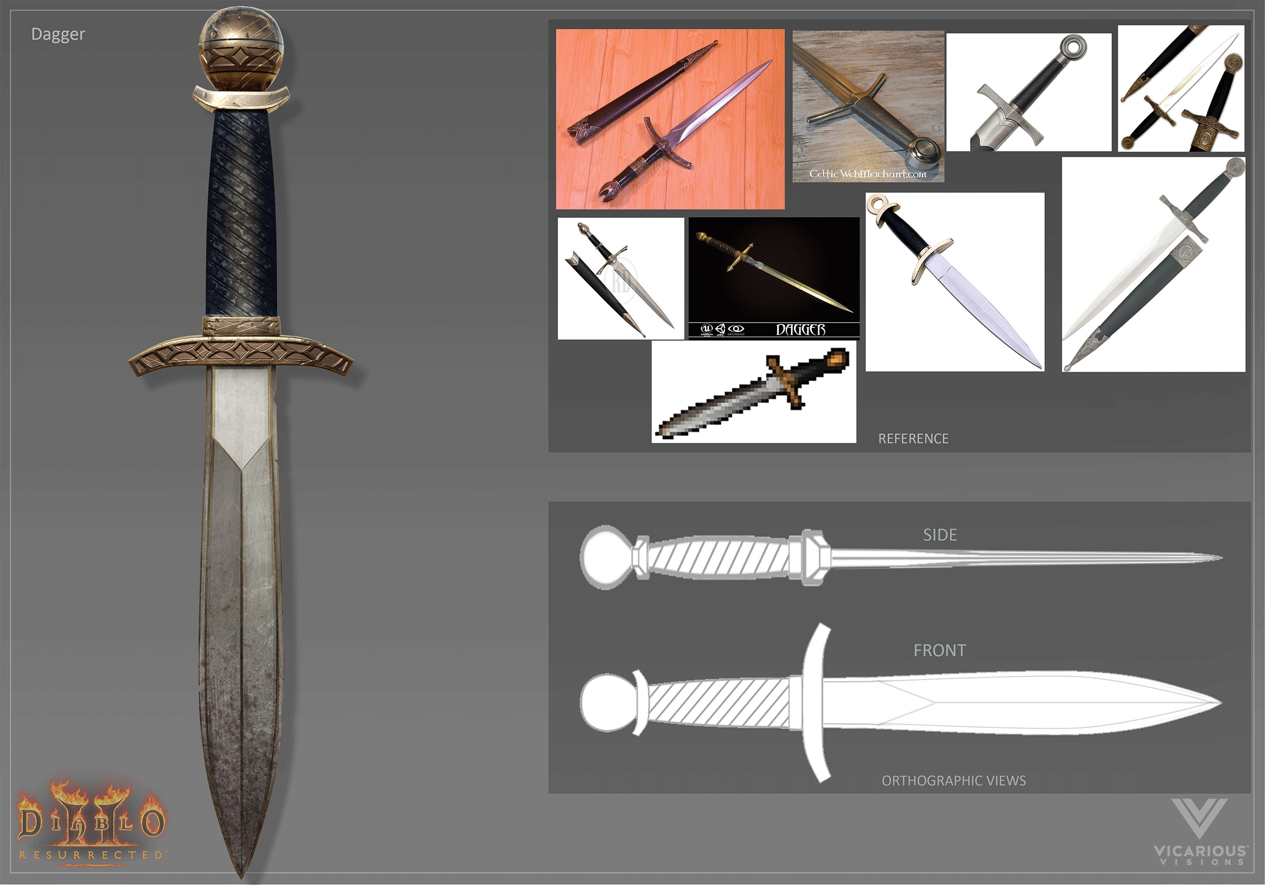 Weapon Concept (2D/3D)