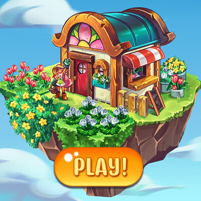 Mobile Game: Start Screen