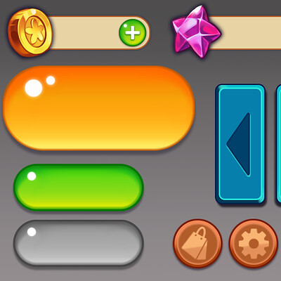 Mobile Game: UI Assets
