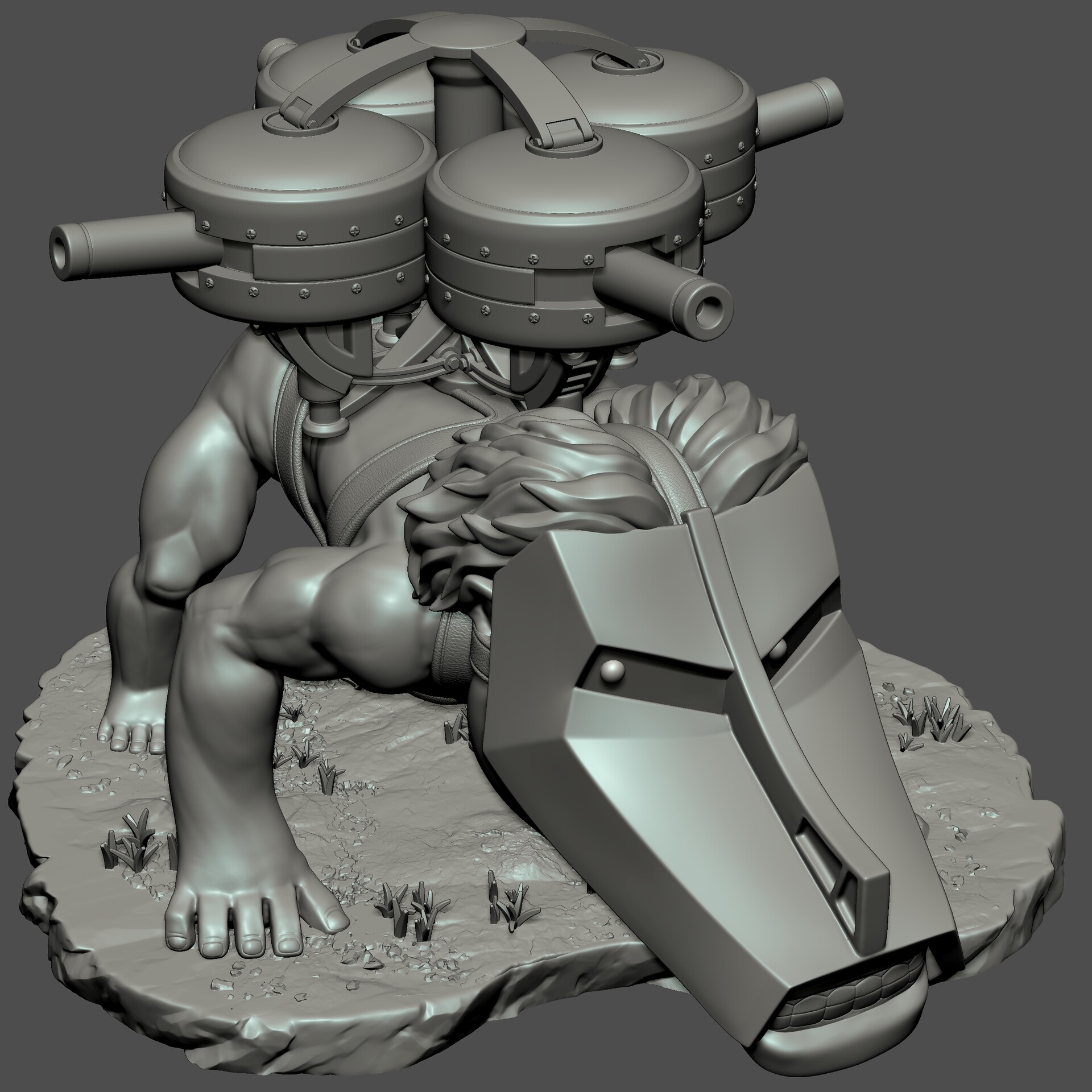 ArtStation - Attack Titan Stylized 3D Render (Game Model)