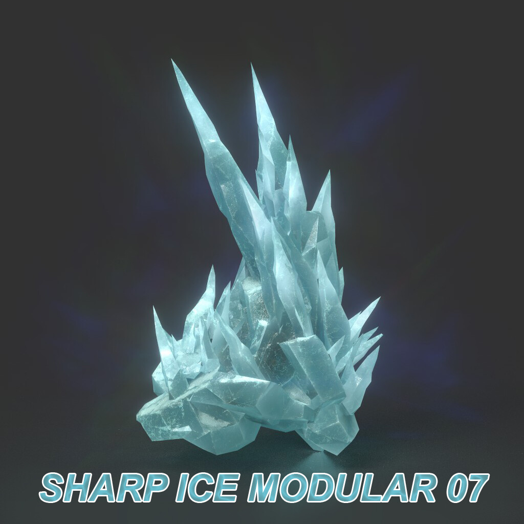 3D Models by 3D Landscape - Low poly Sharp Ice Modular 210921