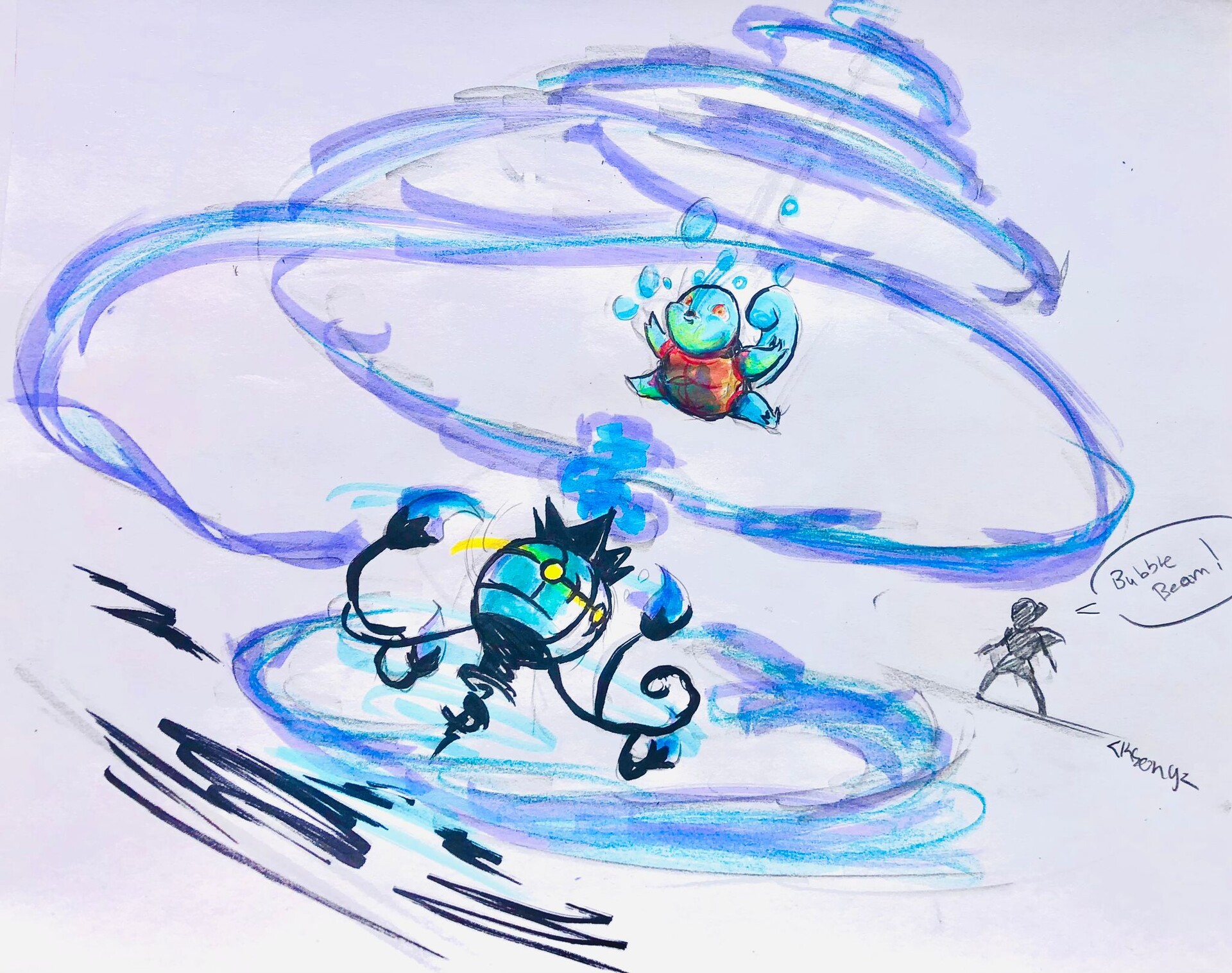 ArtStation Bubble beam
