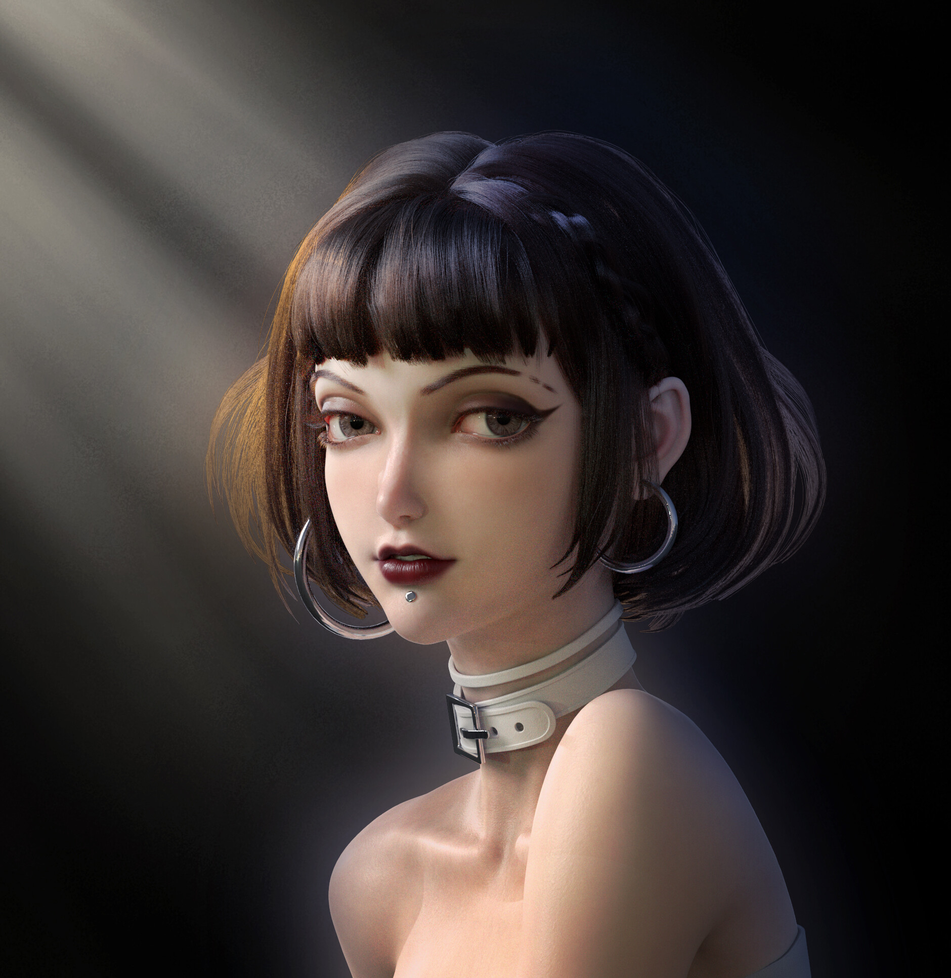 2024短髮捲髮| TikTok, image size:1880x1932