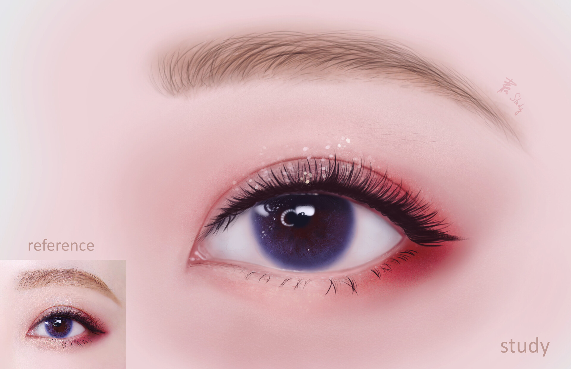 ArtStation Dreamy Eye Photostudy