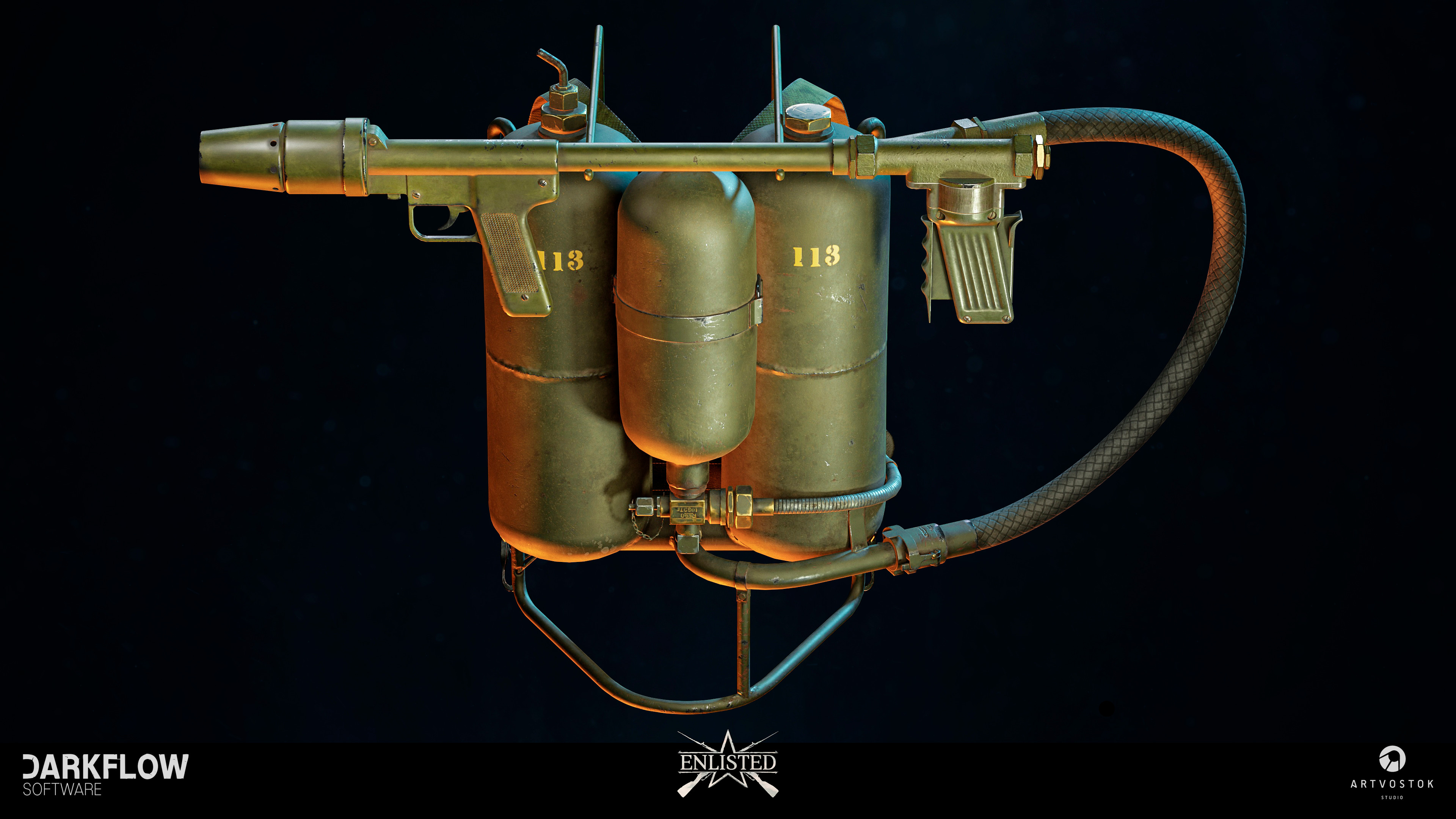 ARTVOSTOK STUDIO Enlisted m2_flamethrower