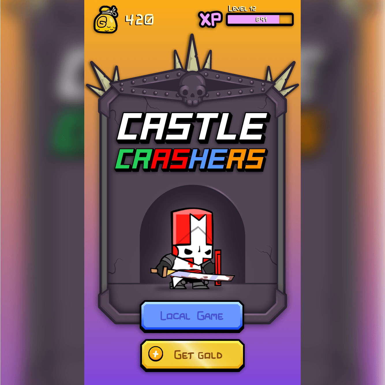 Castle Crashers mobile edition 