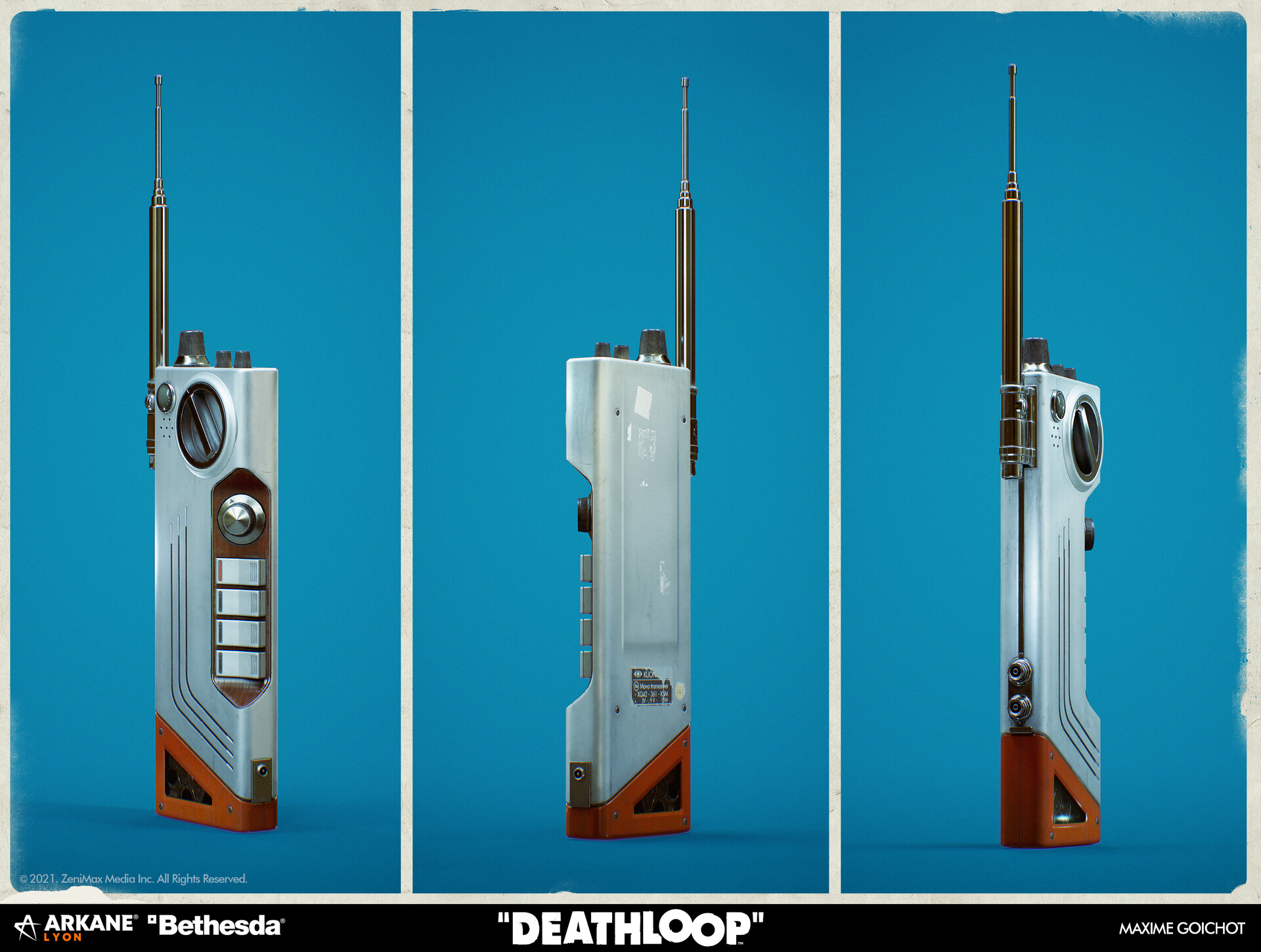 ArtStation - DEATHLOOP - Vintage tape recorder 2