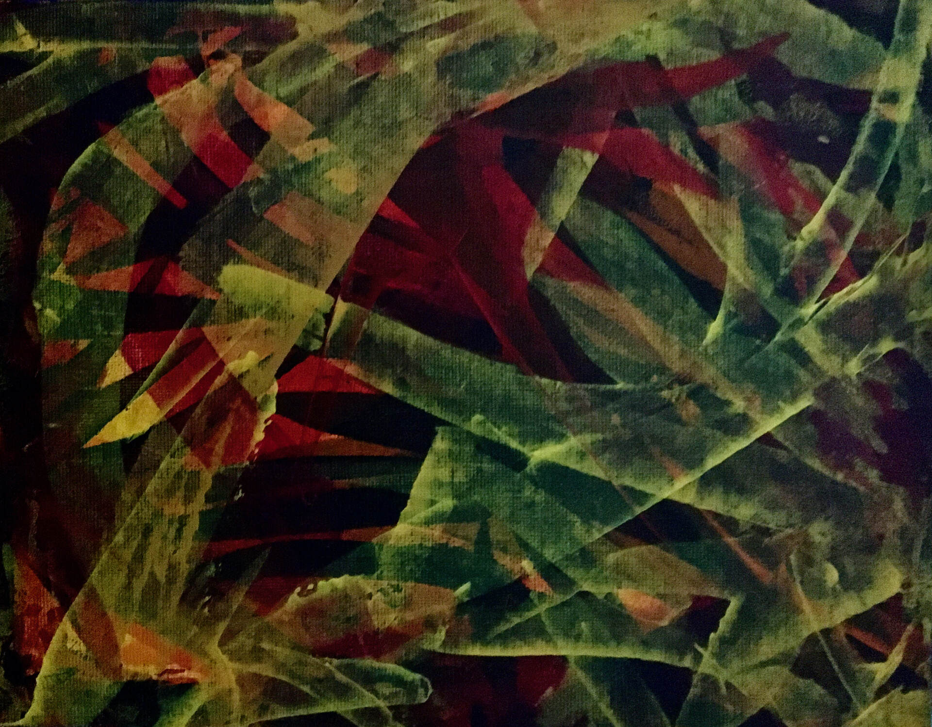 ArtStation - abstract red black yellow