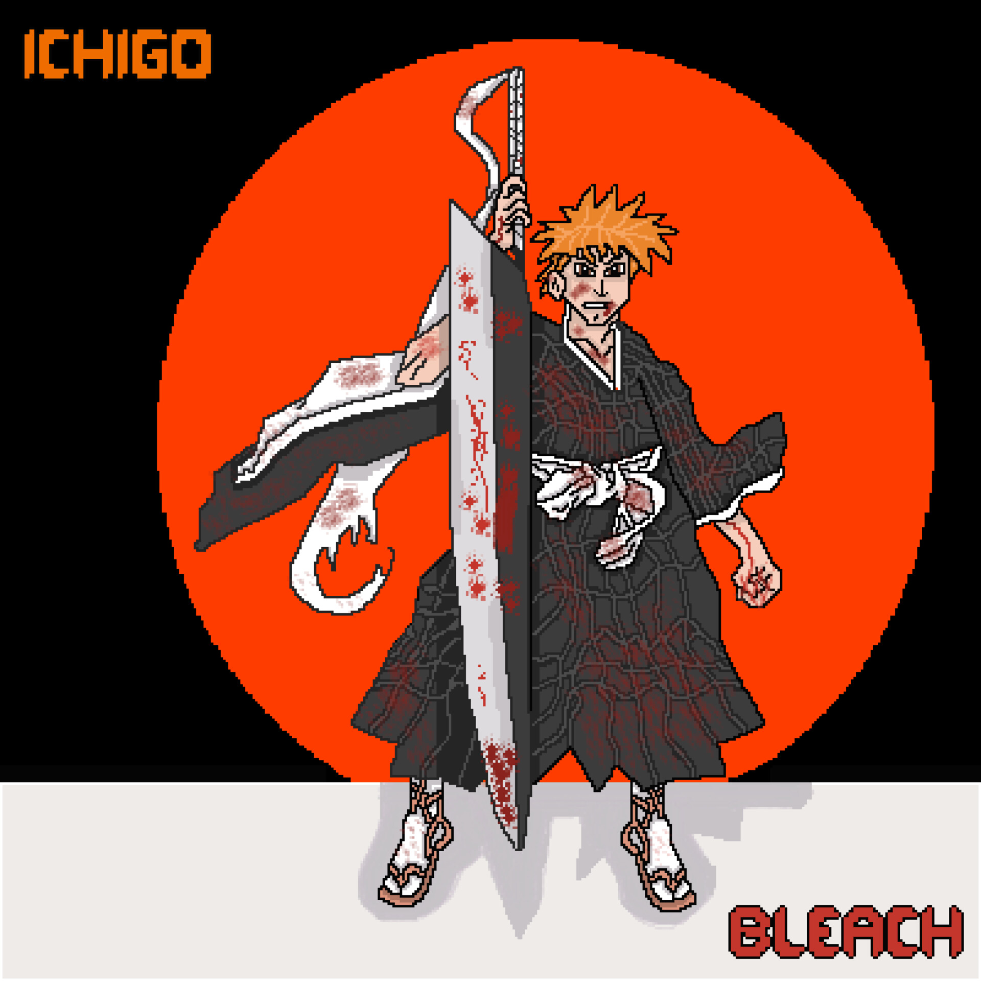 Ichigo wallpaper  Bleach pictures, Bleach, Digital art poster