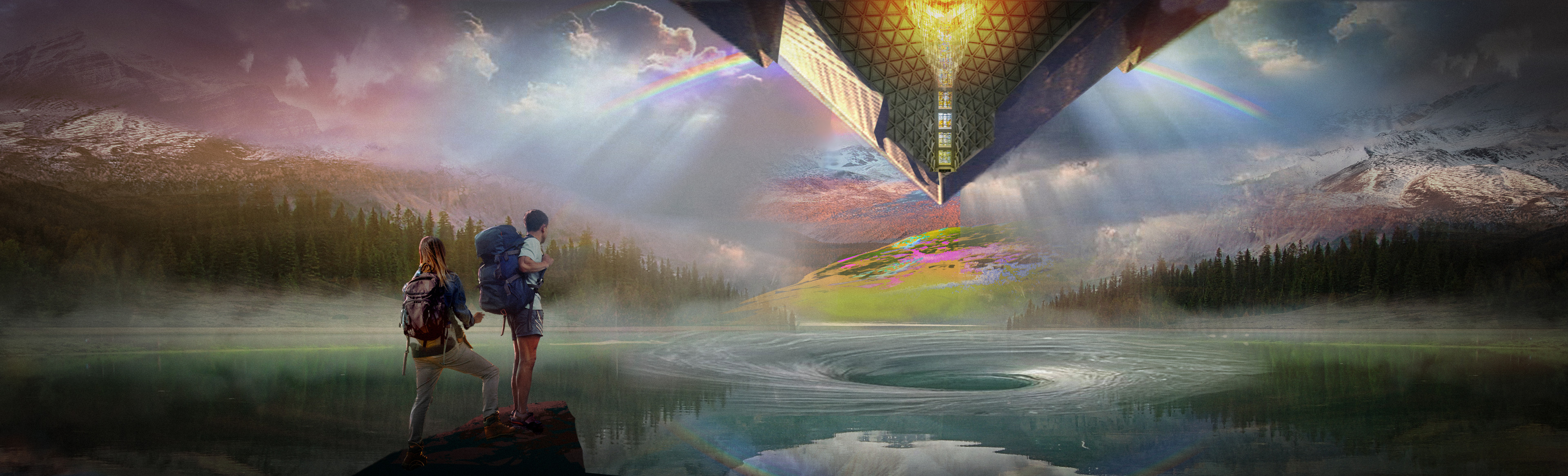 The moment when eternity breaks forth into time, and the destiny of mankind is revealed