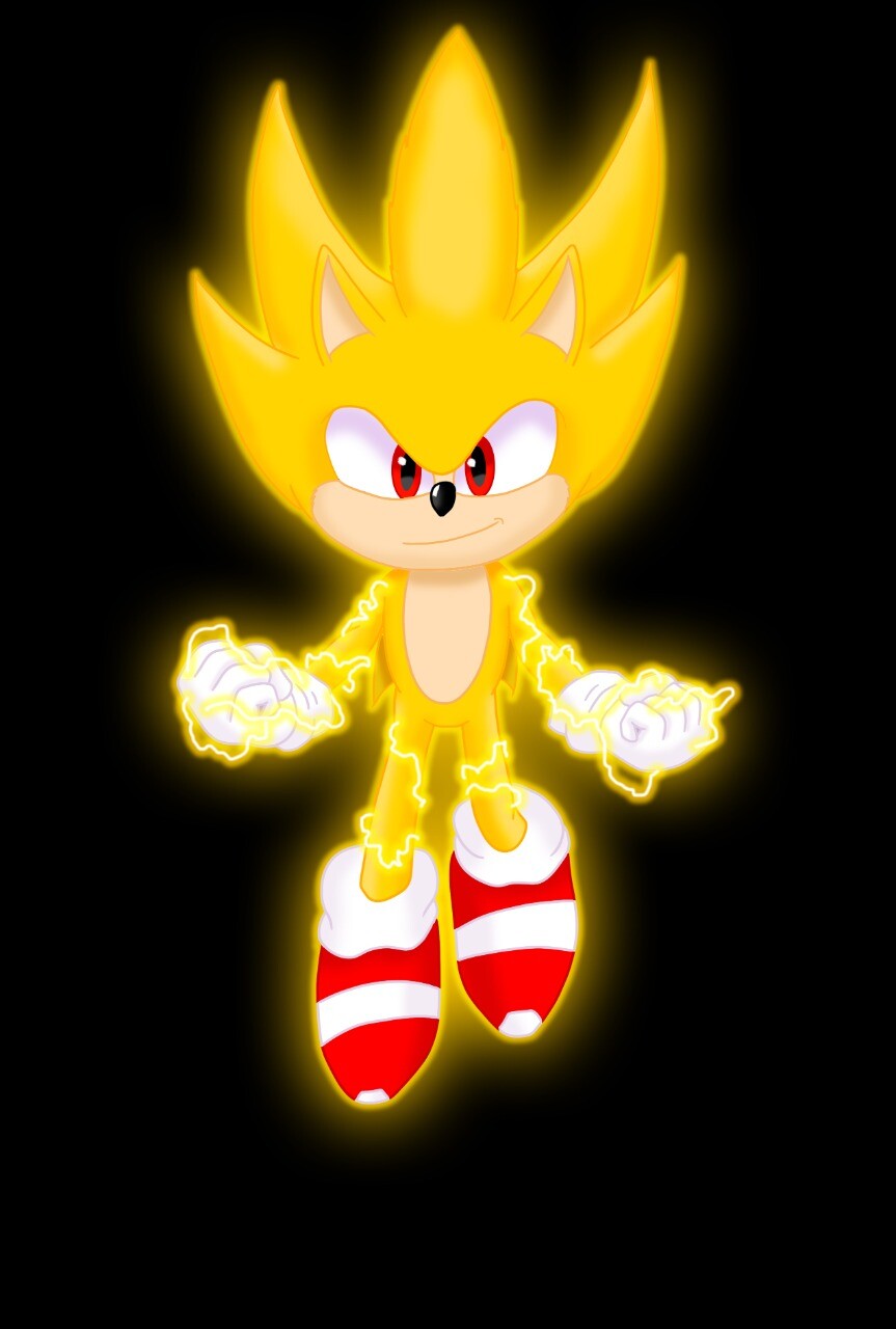 ArtStation - 2021 Art: #51 - Super Sonic!