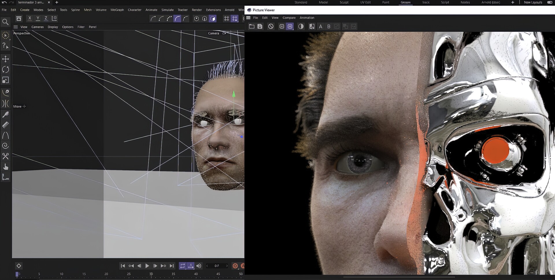 ArtStation - Arnold schwarzenegger terminator
