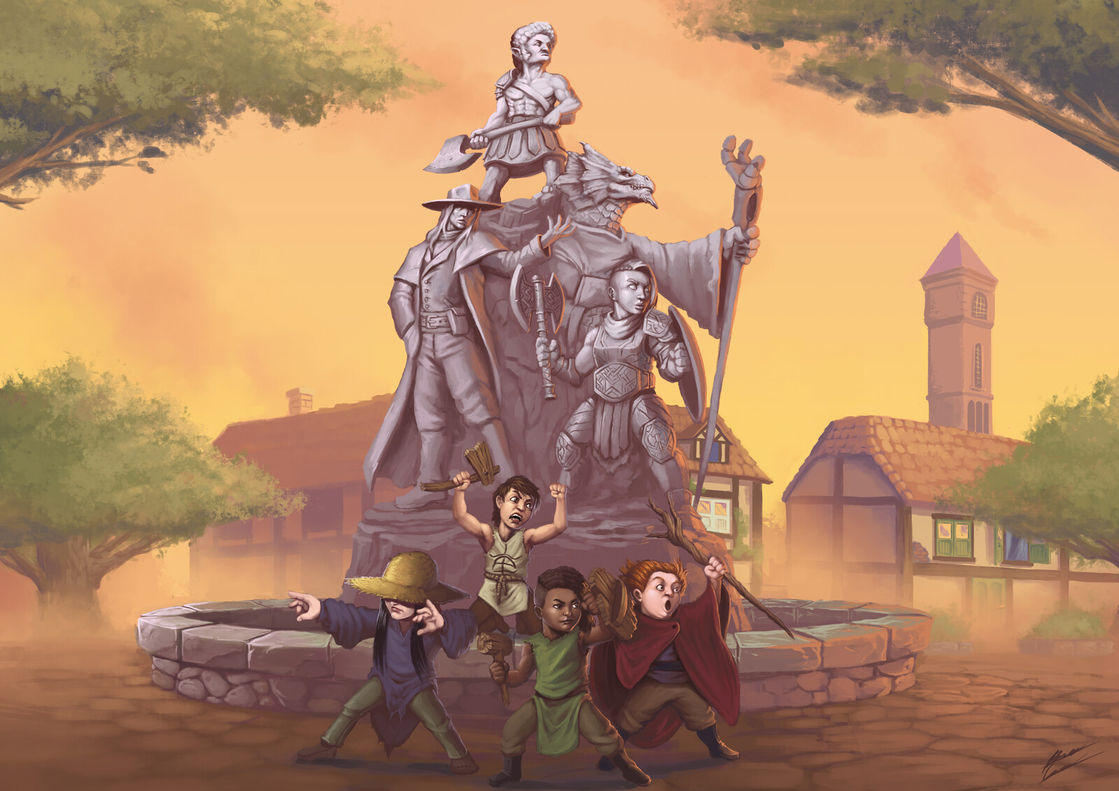 The heroes inspired the next generation of adventurers
