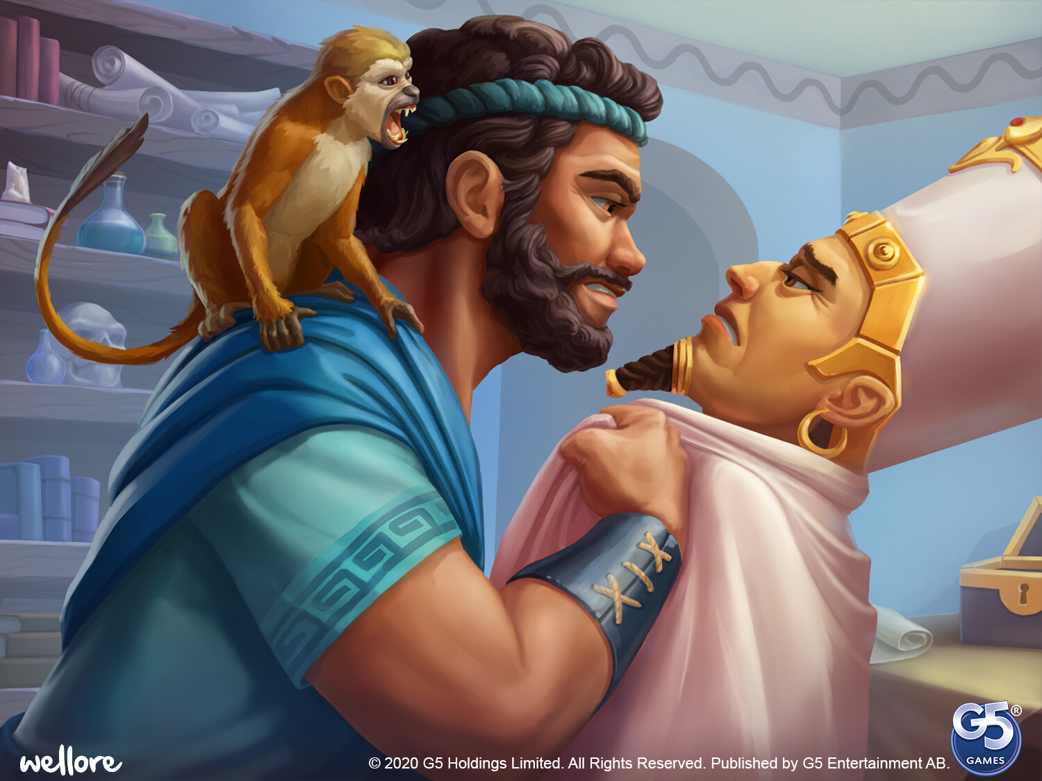 Jewels of Egypt - Game illustration for G5