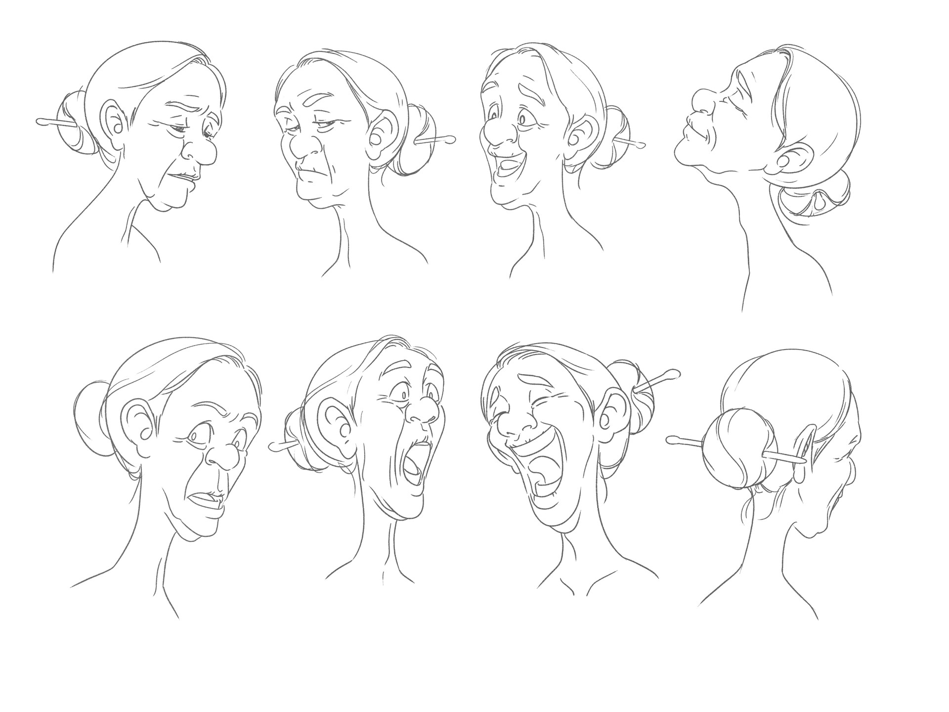 ArtStation face expression study