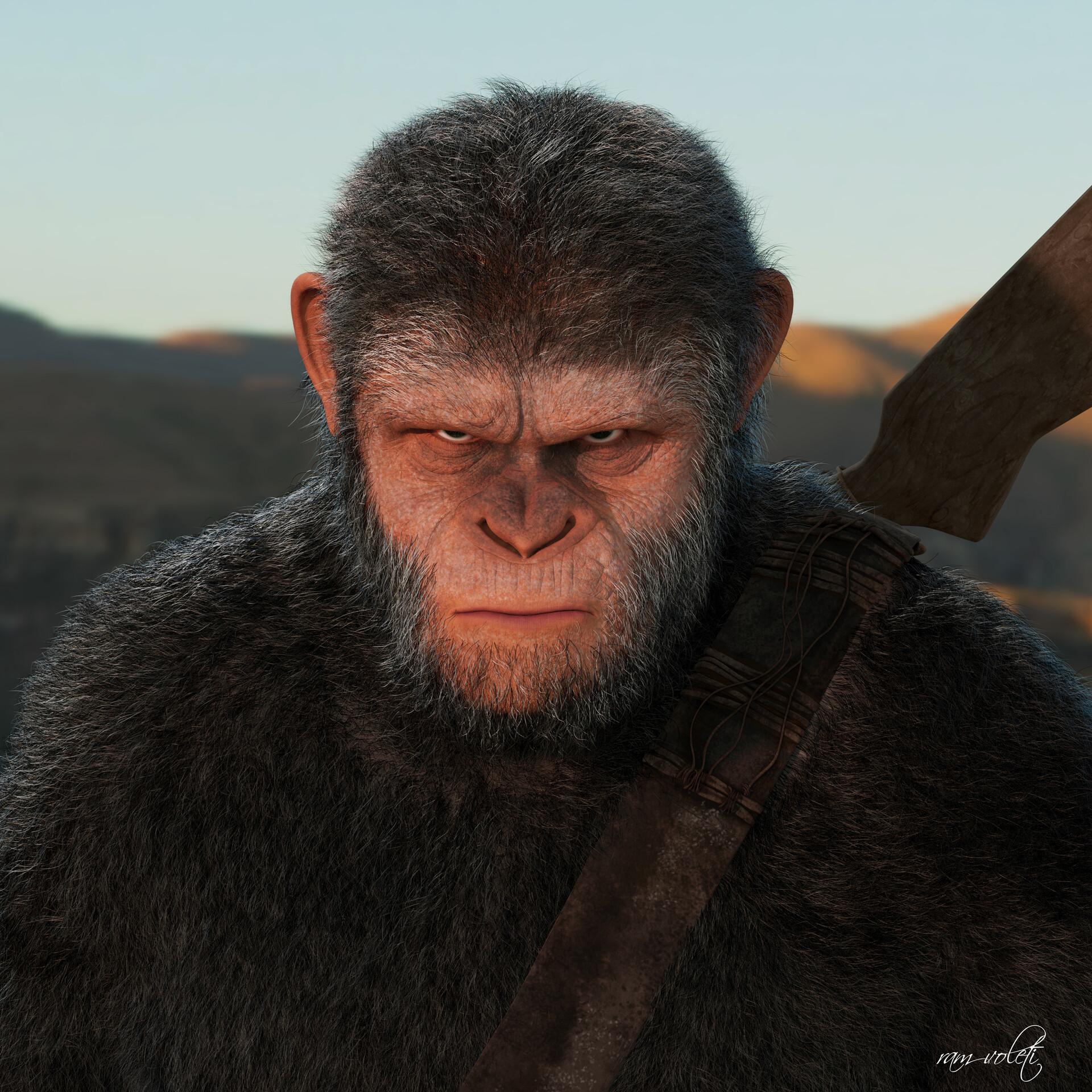 ArtStation - caeser #war for the planet of the apes ArtStation - caeser #war for the planet of the apes