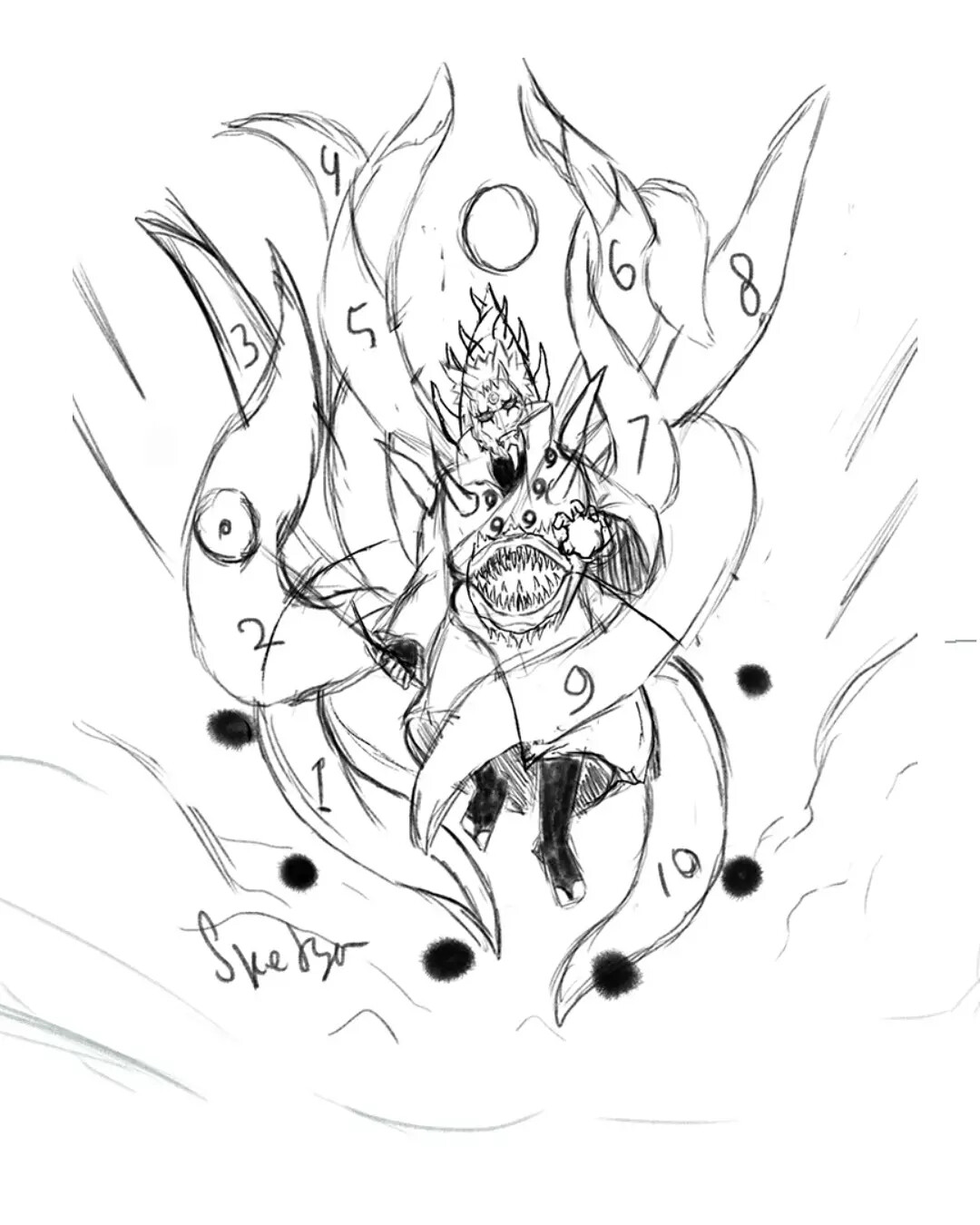 4100 Collections Naruto Baryon Coloring Pages Latest HD Coloring