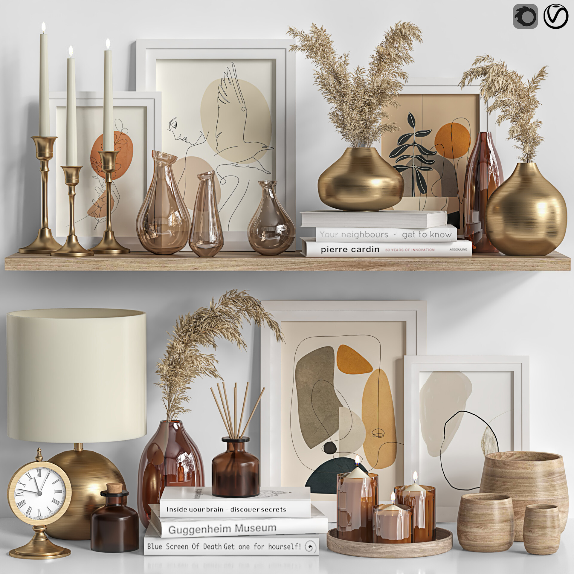 ArtStation - Decoration shelf