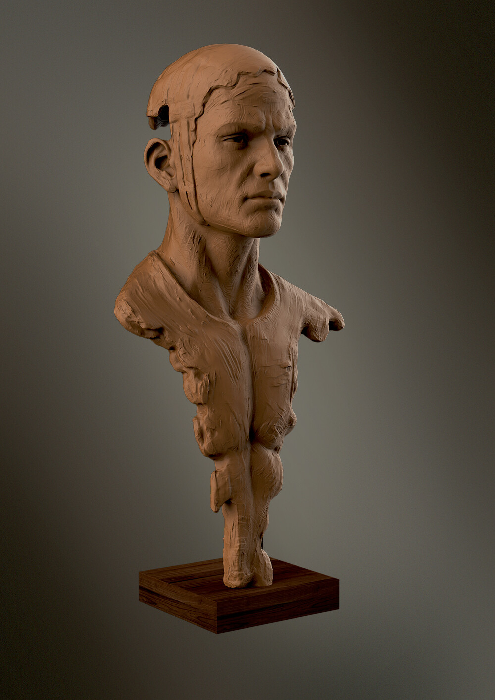 ArtStation Digital Clay Bust