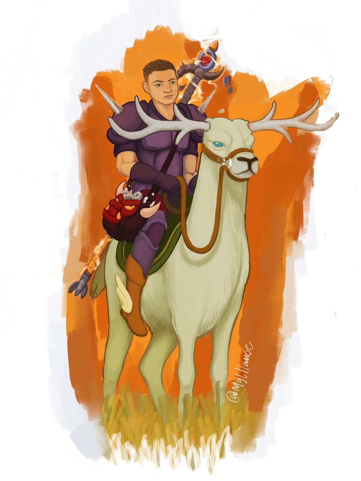 Warrior in a KinglerDeer